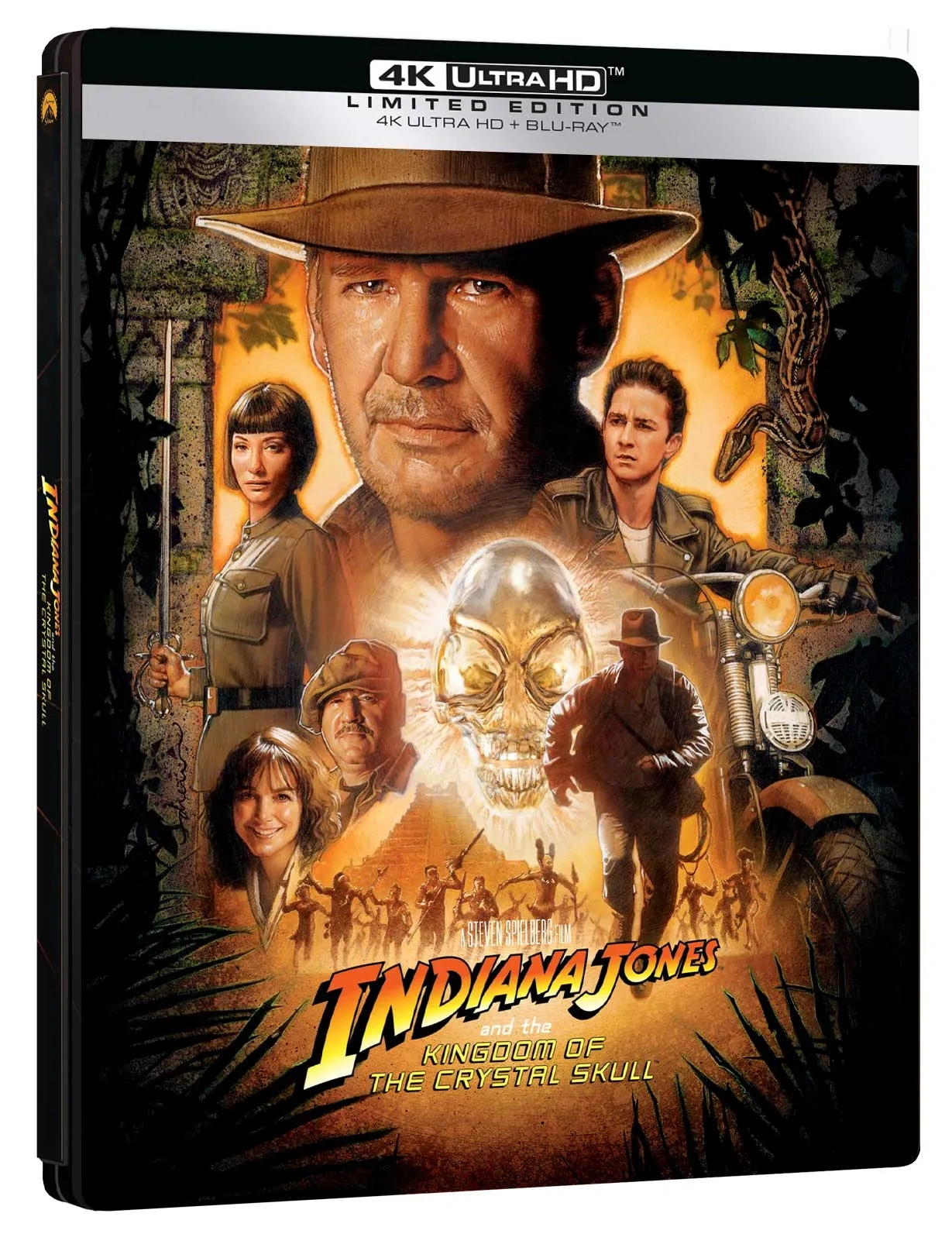 Indiana Jones e il Regno del Teschio di Cristallo (4K Ultra HD + Blu-Ray Disc - SteelBook)