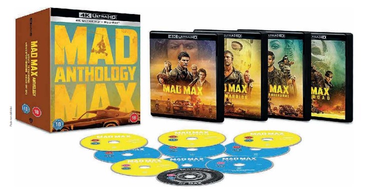Mad Max Anthology (4 4K Ultra HD + 5 Blu-Ray Disc + DVD)