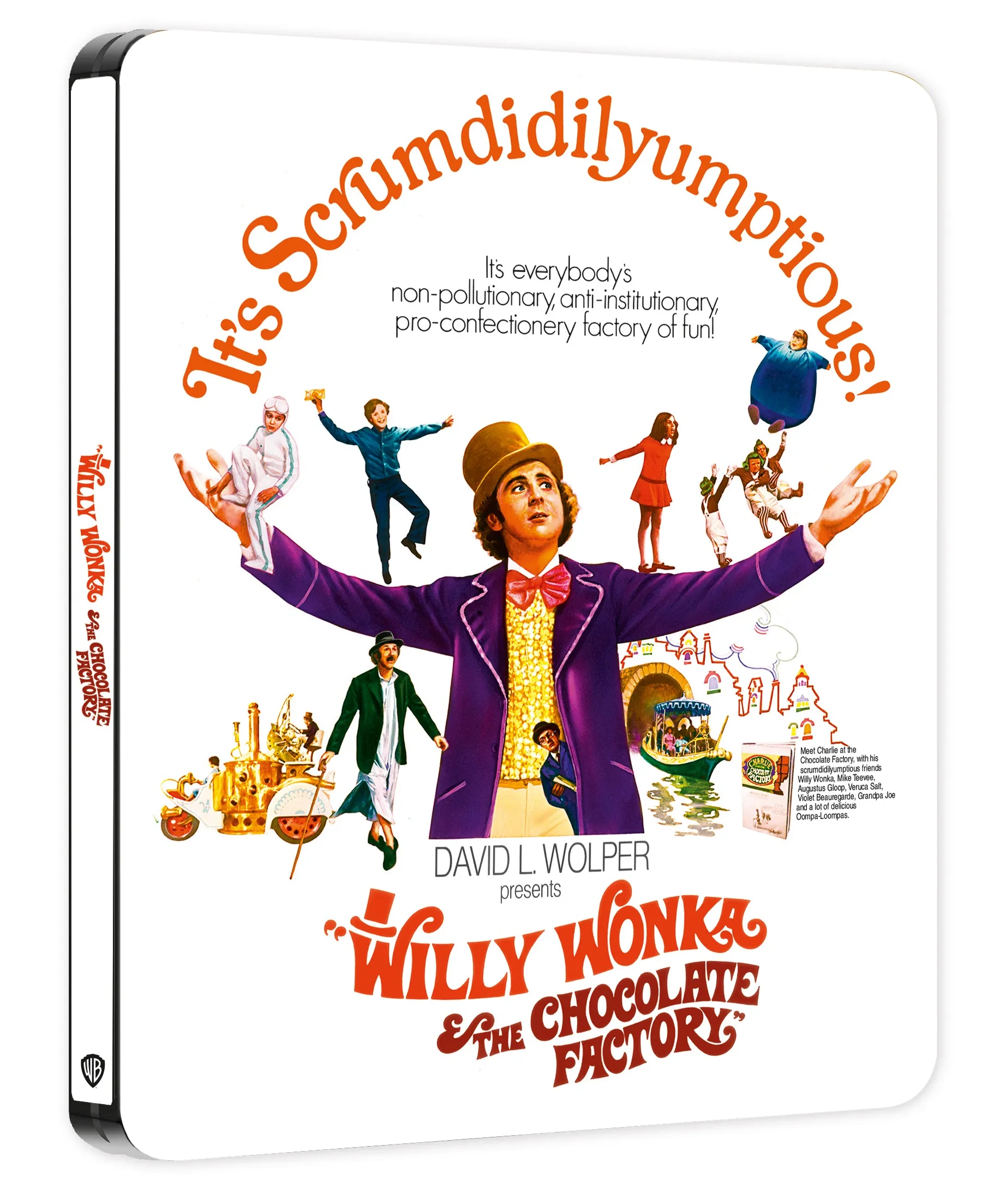 Willy Wonka e la fabbrica di cioccolato (4K Ultra HD + Blu-Ray Disc - SteelBook)