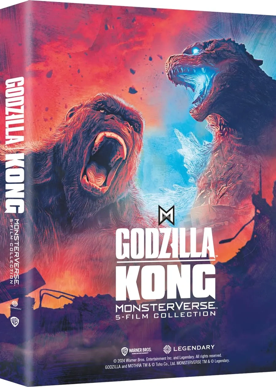 Godzilla Kong Monsterverse 5-FIlm Collection (5 4K Ultra HD + 1 Bonus Disc)