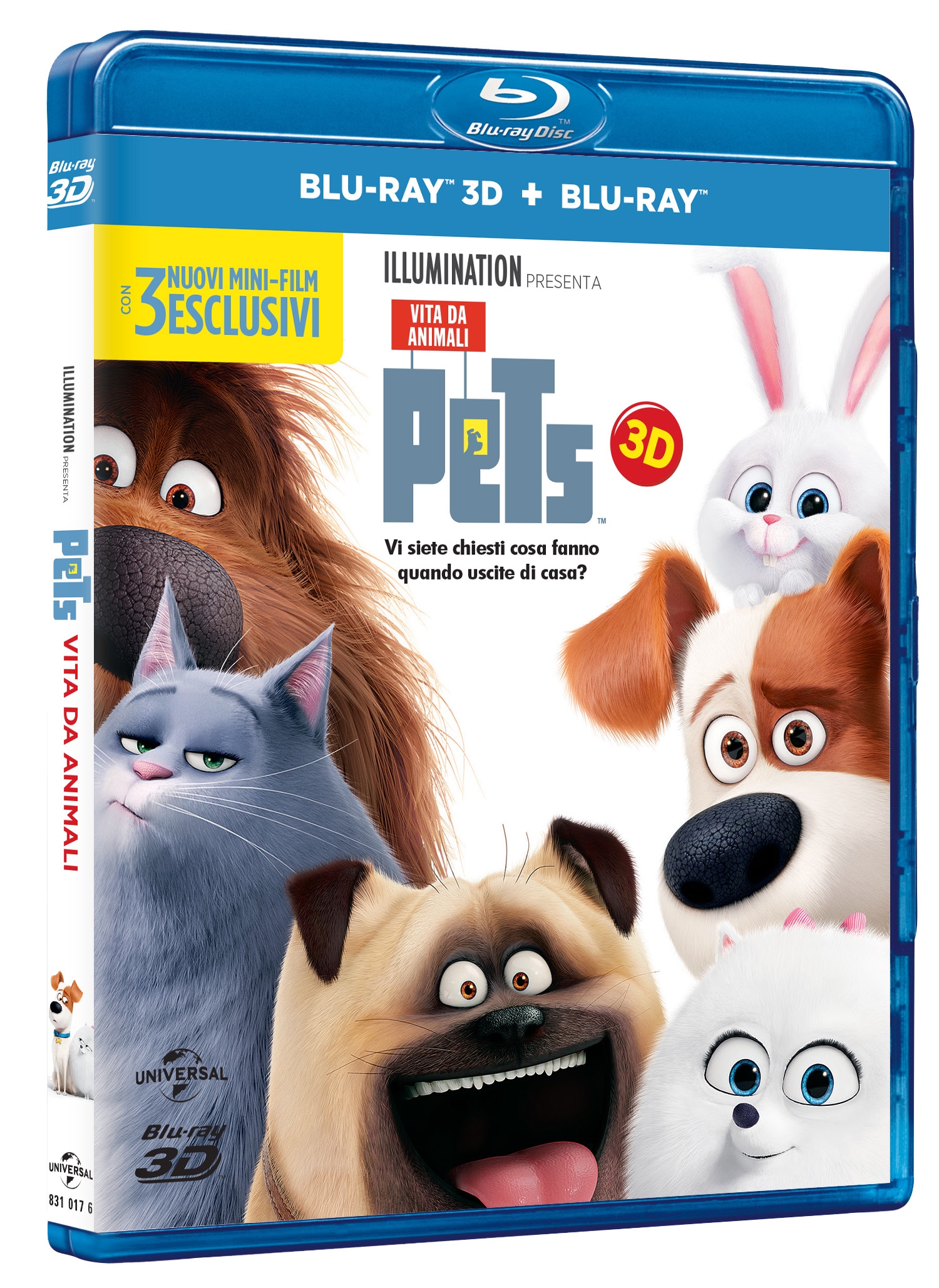 Pets - Vita da animali (Blu-Ray 3D + Blu-Ray Disc)