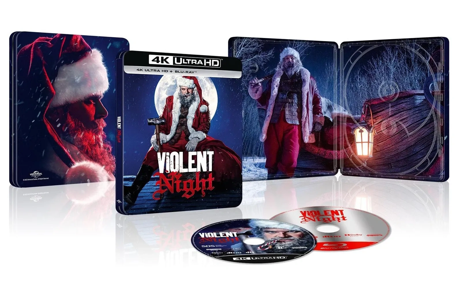 Una notte violenta e silenziosa (4K Ultra HD + Blu-Ray Disc - SteelBook)