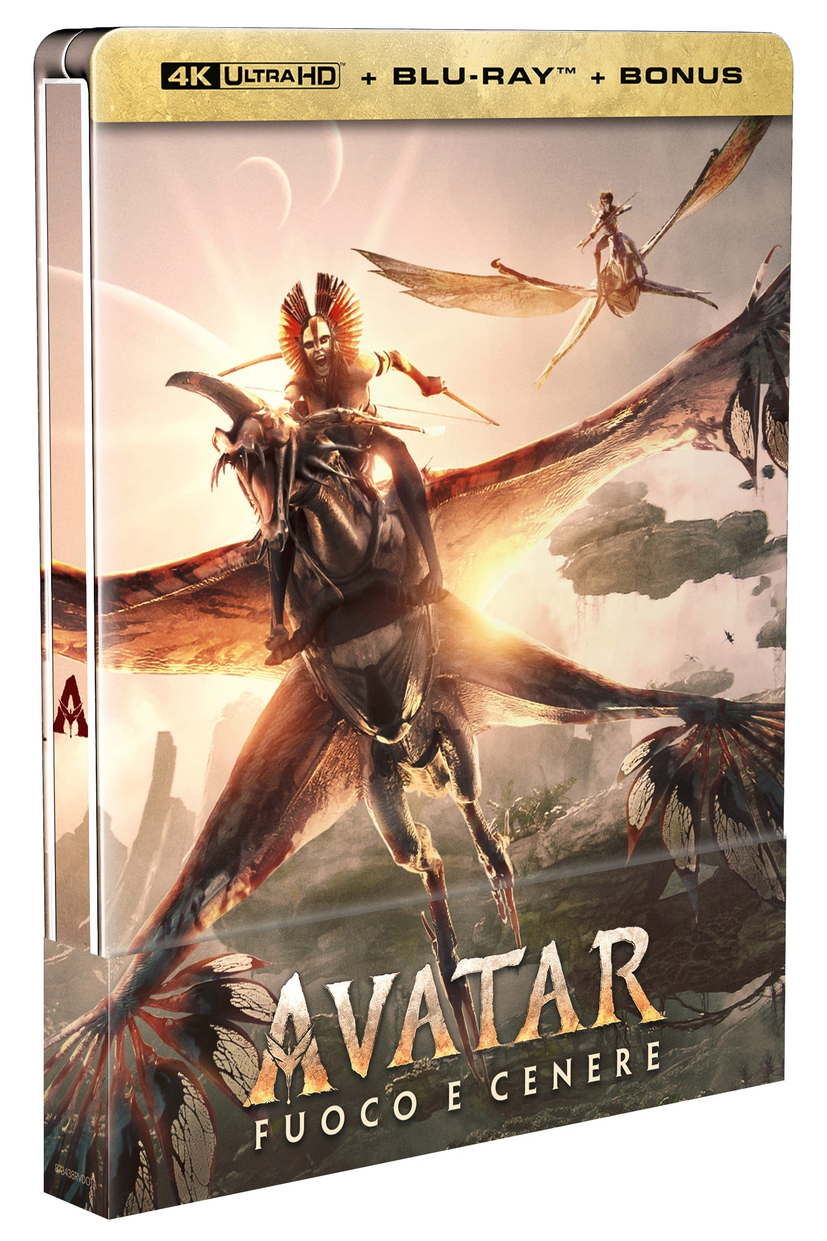Avatar - Fuoco e cenere (4K Ultra HD + Blu-Ray Disc + Bonus Disc - SteelBook)