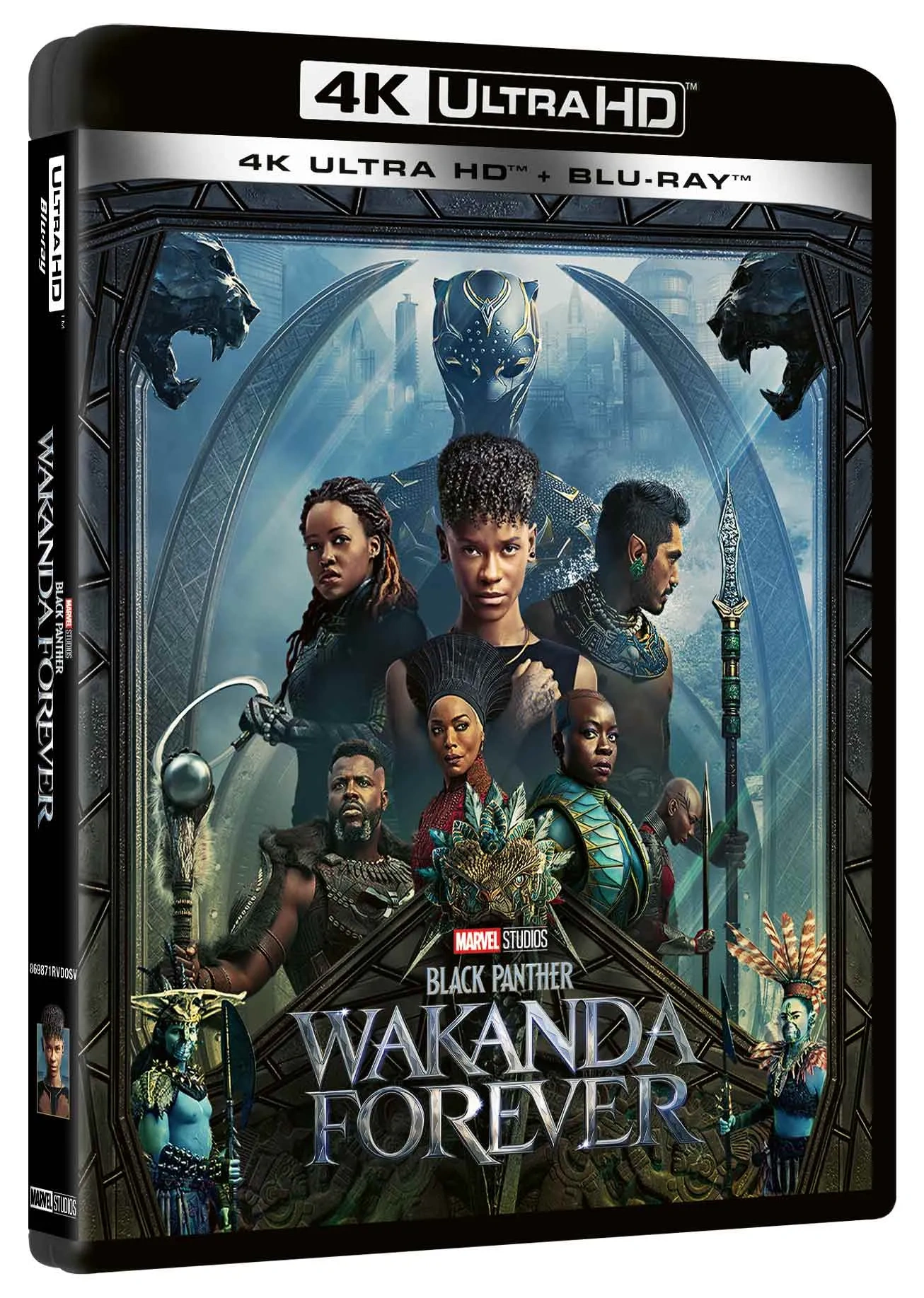 Black Panther - Wakanda Forever (4K Ultra HD + Blu-Ray Disc + Poster)