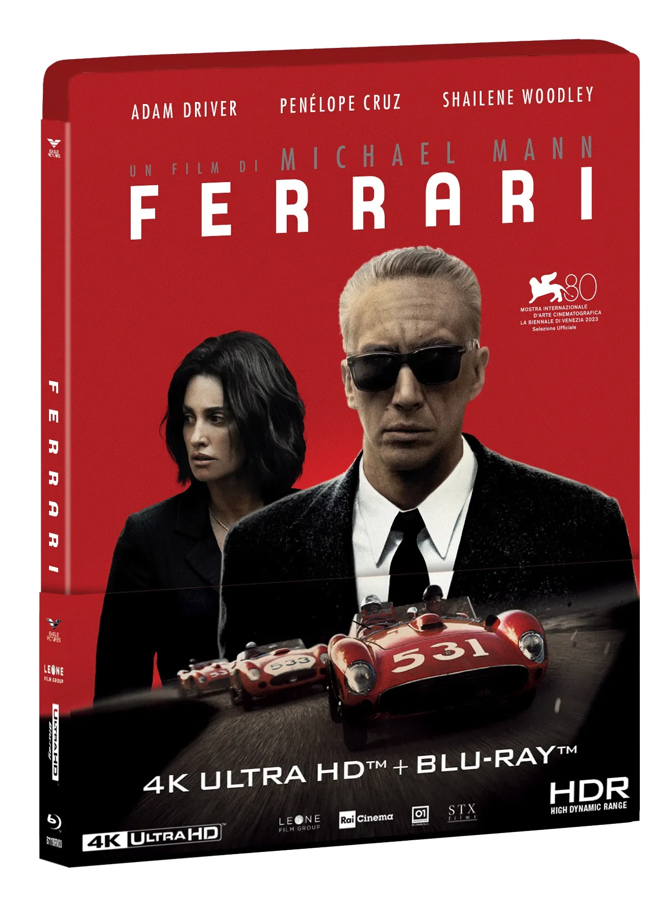 Ferrari (4K Ultra HD + Blu-Ray Disc + 5 Card - SteelBook)