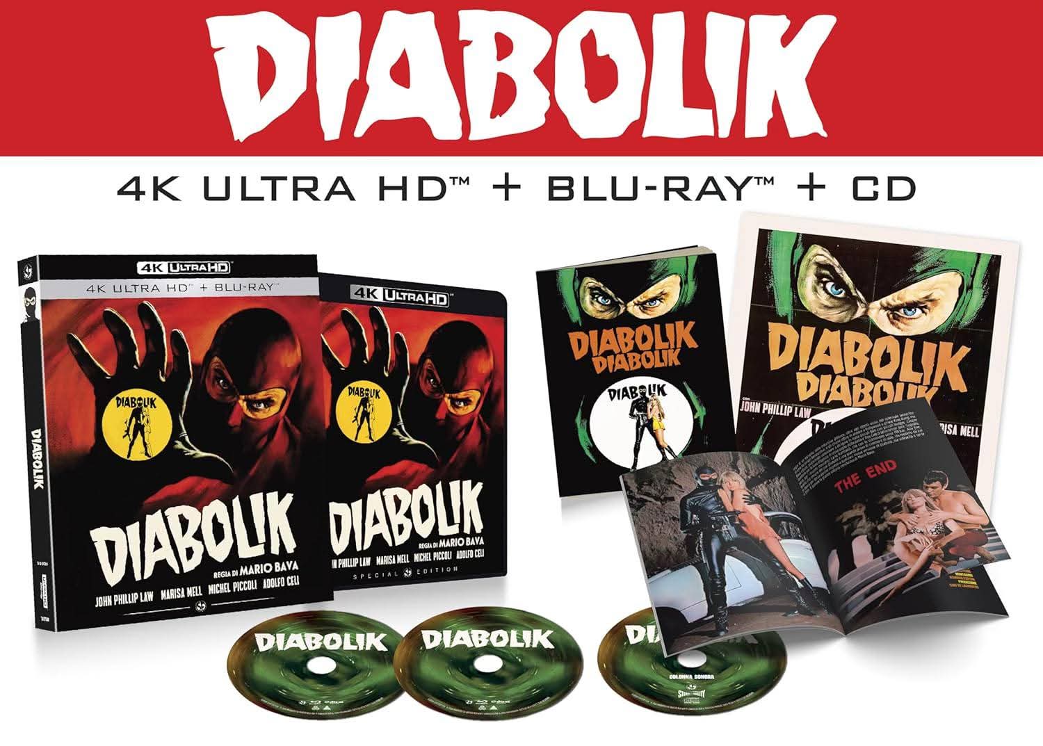 Diabolik (4K Ultra HD + Blu-Ray Disc + CD)