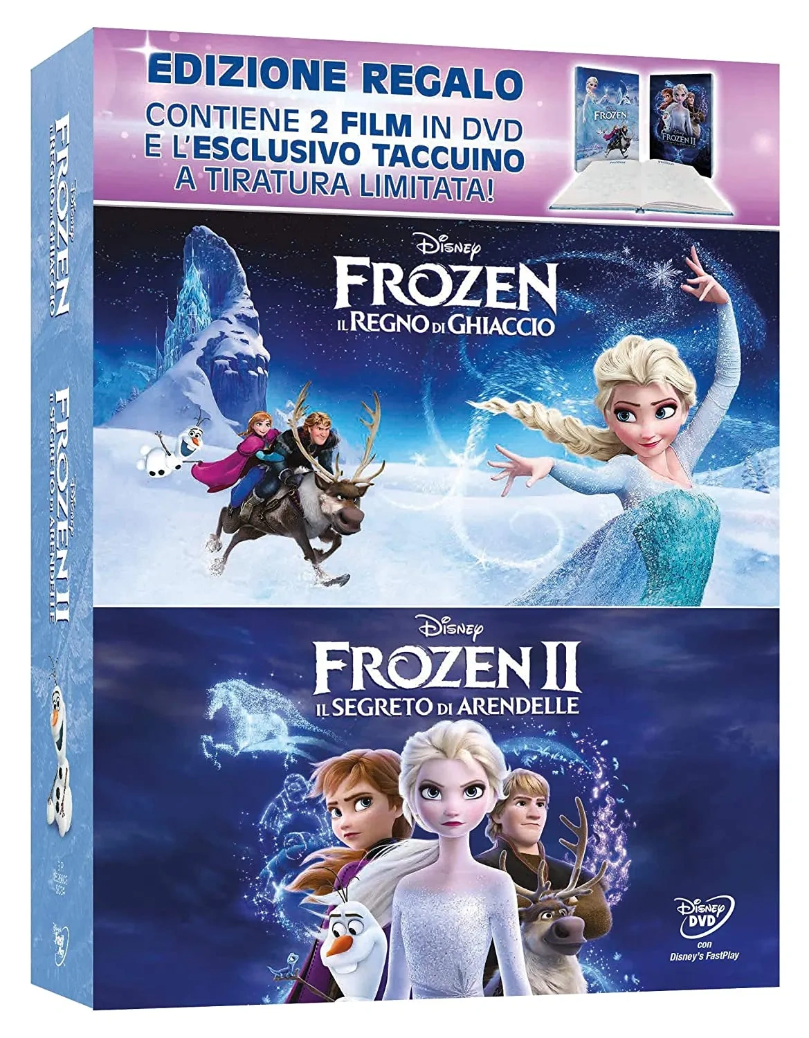 Frozen - Il regno di ghiaccio + Frozen II - Il segreto di Arendelle - Edizione Regalo (2 DVD)