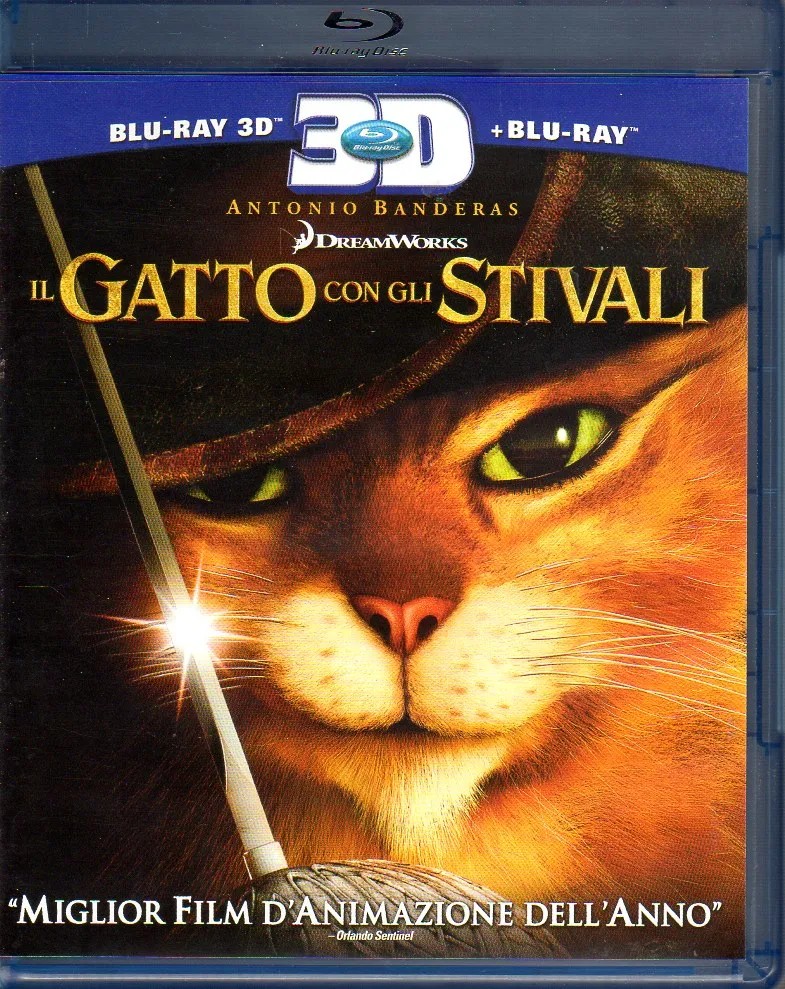 Il Gatto con gli Stivali 3D (Blu-Ray 3D + Blu-Ray Disc)