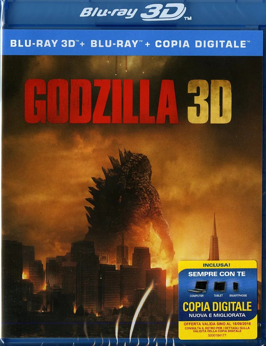 Godzilla (2014) (Blu-Ray 3D + Blu-Ray Disc)