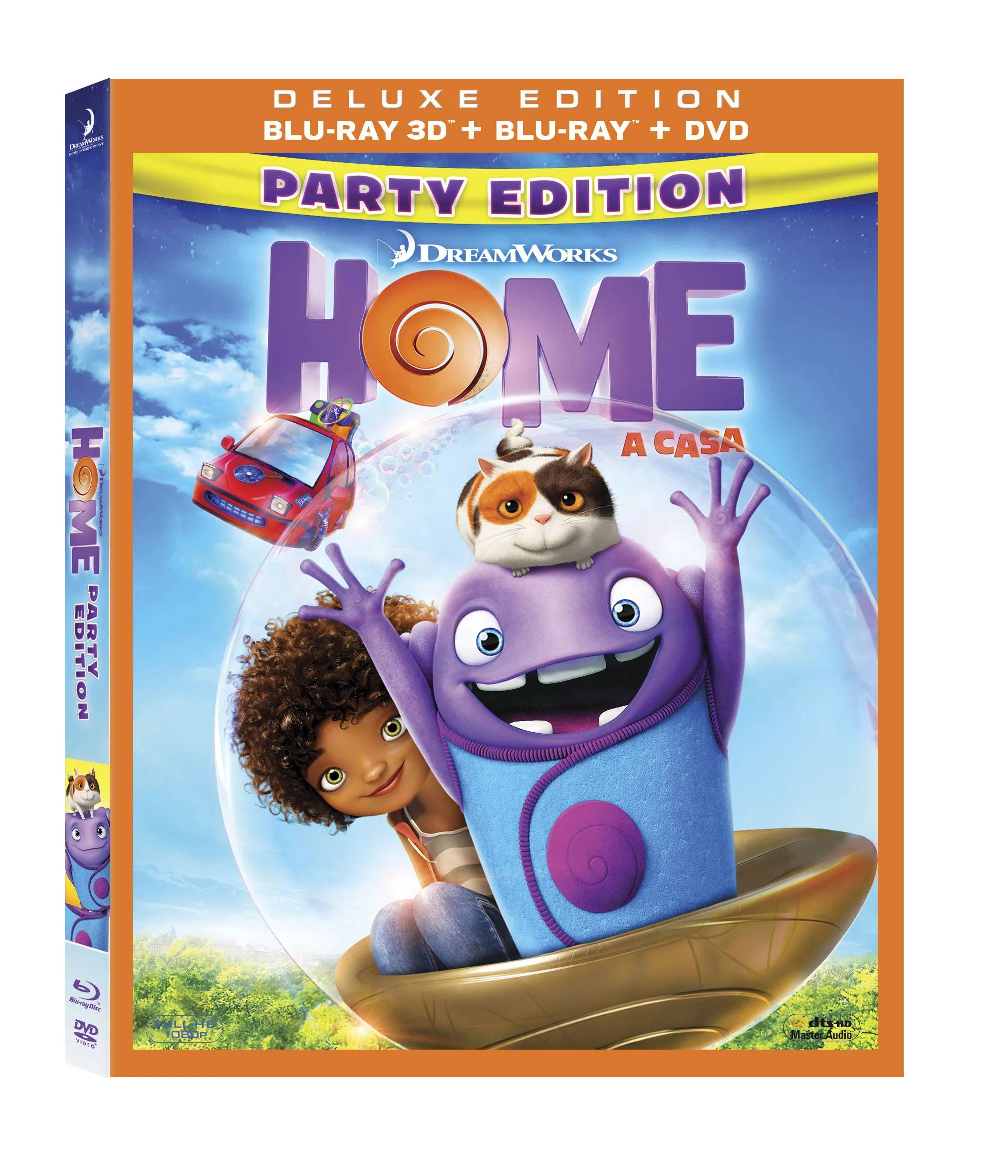 Home - A casa - Deluxe Edition (Blu-Ray 3D + Blu-Ray Disc + DVD)